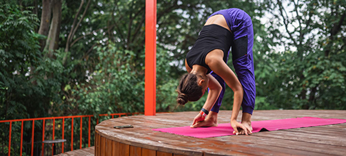 Overlooking Yoga Deck