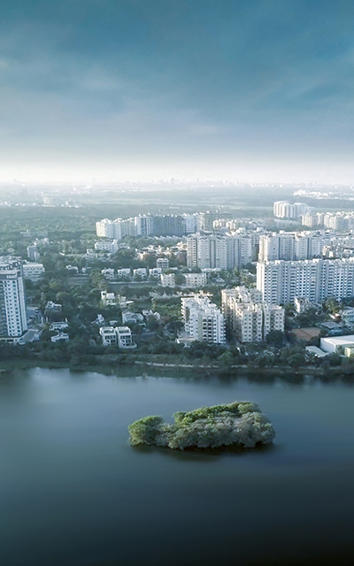 Lakefront homes & co-working space