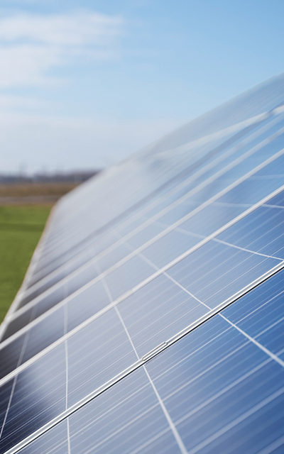 Solar-powered common areas and street lights