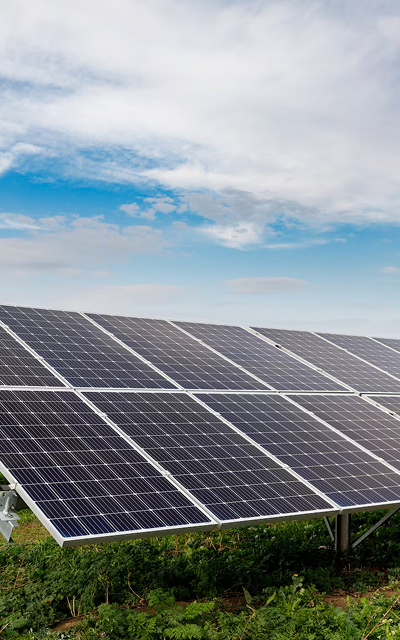 Solar powered common areas and street lights